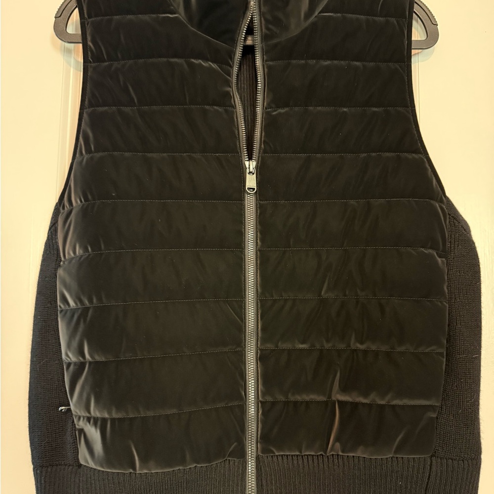 Athleta Black Knit Vest